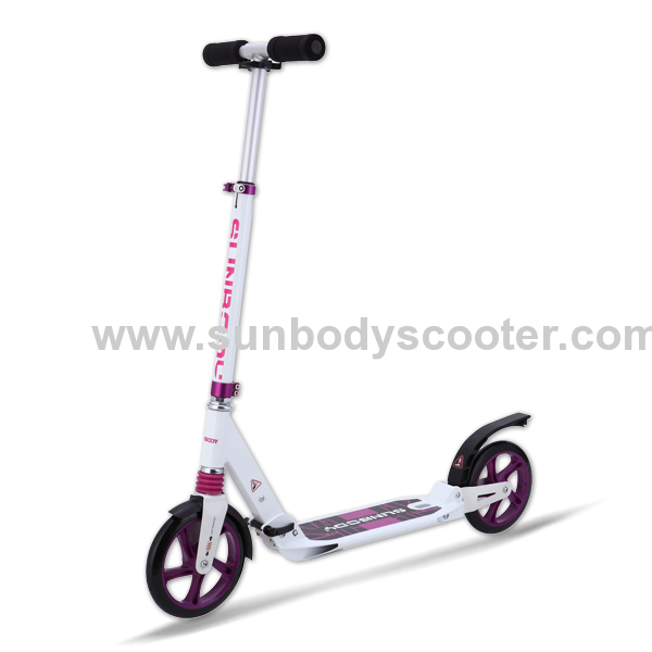  new aluminum two wheel kick foot scooter EN14619 standard