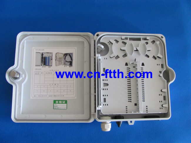 12 Core Outdoor Fiber Optic Terminal box with lock