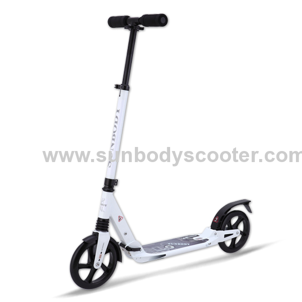 Full aluminum EN14619 kick scooter for adults with suspension