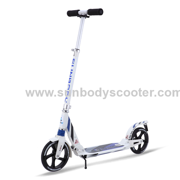 Full aluminum EN14619 kick scooter for adults with suspension