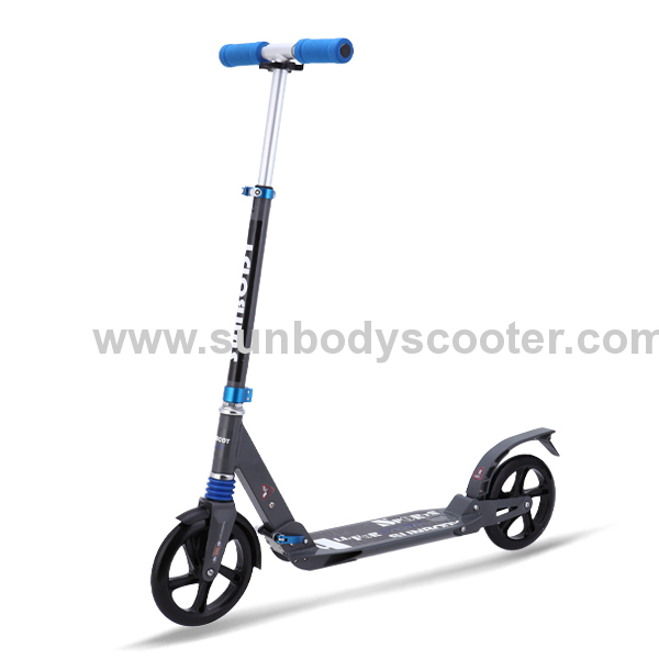 Two 200mm big wheels kick scooter for adult with double suspensions