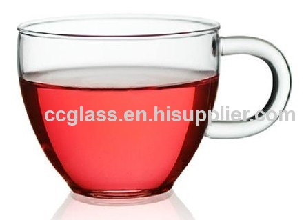 Mouth Blown Borosilicate Glass Coffee Mug