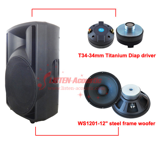 Professional 12Stage High Power Audio Speaker PL12/PL12A