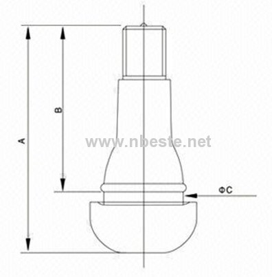  Heat and Ozone Resistant Snap-in Tubeless Valves