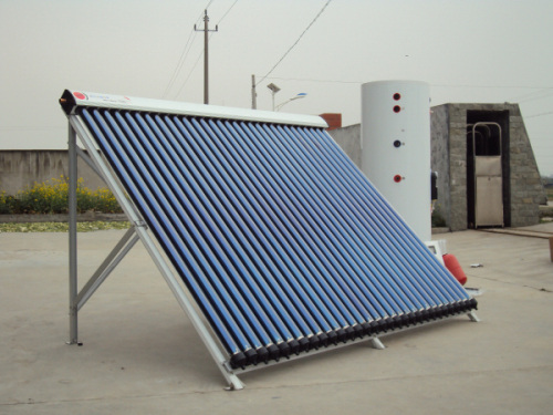 CE and Solar keymark cetificateEurope style split pressurizedvacuum tube solar water heater system ( manufacturer )