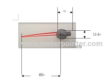 General speedometer needle pointer