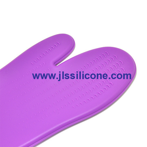 elegant purple silicone oven mitts glove