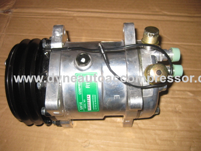 sanden 5H14 ac compressors for Universal A2 12V 132mm dyne auto air conditioner company