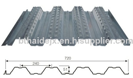 Type-720 roll forming machine for building bearing plate