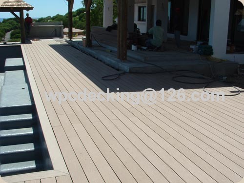 wpc outdoor hollow decking