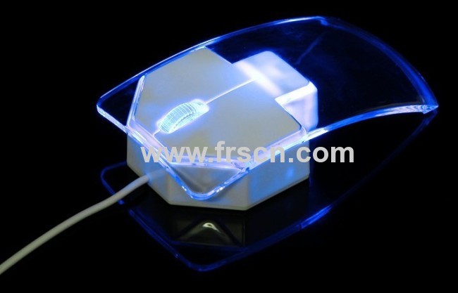 Light LED mouse,stylish mini mouse,computer promotional mouse
