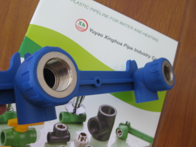 PP-R fittings and pipe Double Female Elbow Group from China