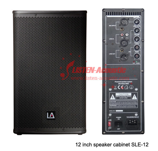 12Passive / Active Full Range LA DJ Wooden Speaker SLE12/SLE12A