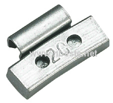 steel clip-on balance weights foralloy rim 