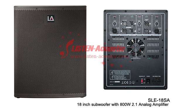 Professional Powerful Passive/ Active Stage Speaker SLE-18S