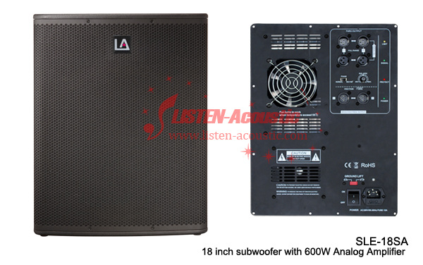 Professional Powerful Passive/ Active Stage Speaker SLE-18S