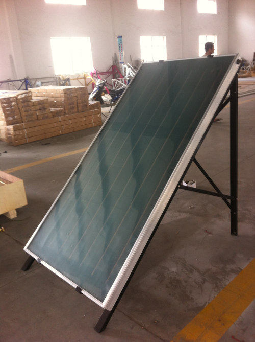 Newly style compact flate panel solar water heater ( 150L )