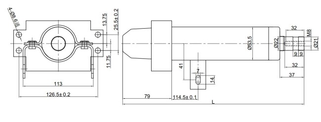 Hydraulic Cylinder For Medical Bed