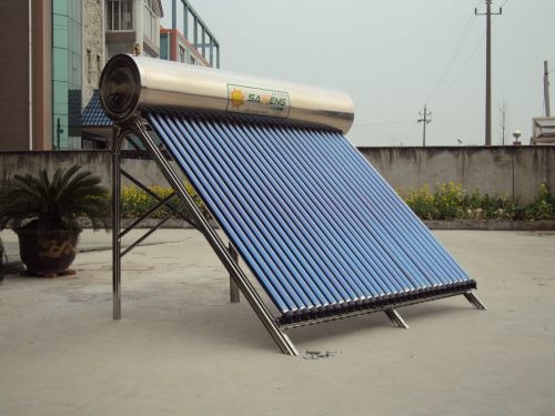 304 All Stainless steel with CE certificate evacuated tube Compact pressurized Solar Water Heaters ( manufacturer )