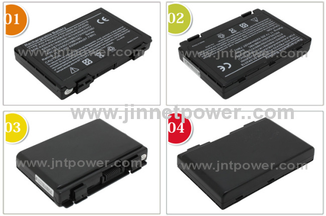 Replacement 6 Cell Laptop Battery for ASUS A32-F52 A32-F82 F83S K40 K50 K60