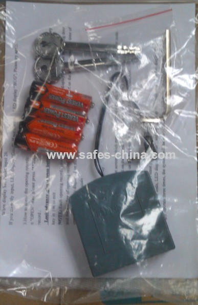 Electronic hotel safe boxes