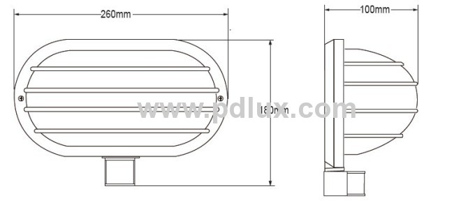 Infrared Motion Sensor Lamp PD-PIR-2030-B