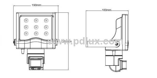 Infrared Sensor LED Floodlight