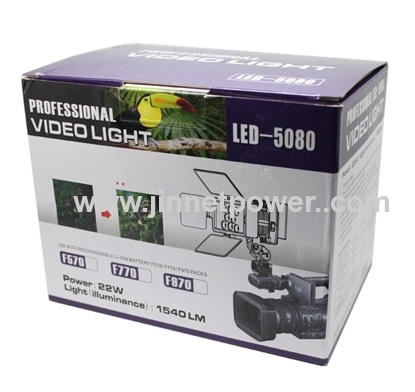 Photography accessory battery powered LED light LED-5080