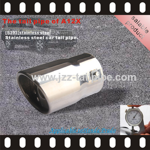 TOYOTA PRADO stainless steel car tail pipe cover