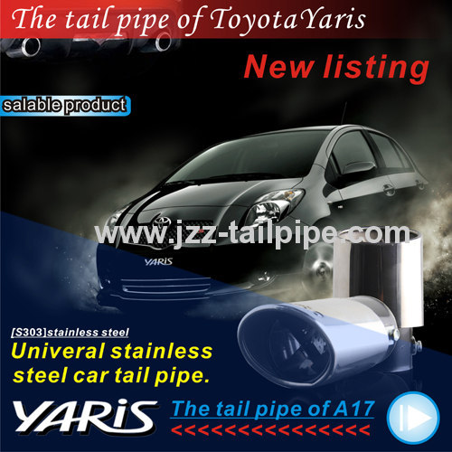 Toyota yaris stainless steel automobile muffler tail