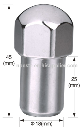  mag lug nuts,dome medium mag