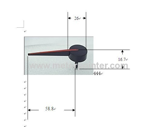 stepper motor instrument pointer