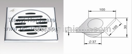 Stainless Steel Anti-Odour Floor Drainer with Clean Out