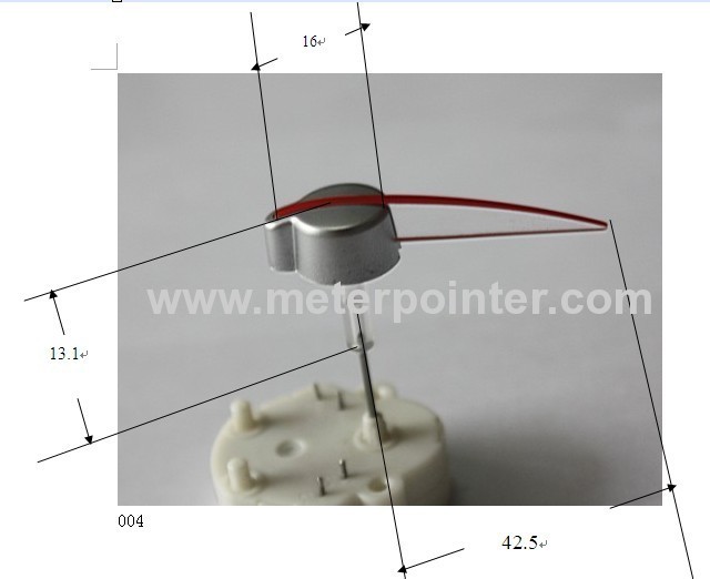 tachometer cross coil motor needle