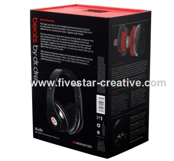 Beats by Dr Dre Studio Black Noise Cancelling Headphones