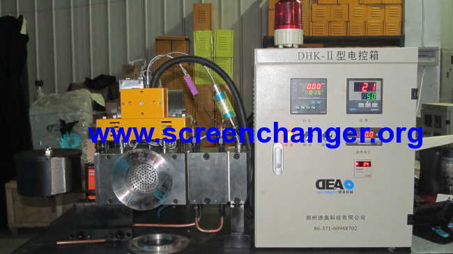 Auto mesh belt screen changer