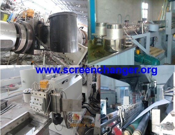 Auto mesh belt screen changer