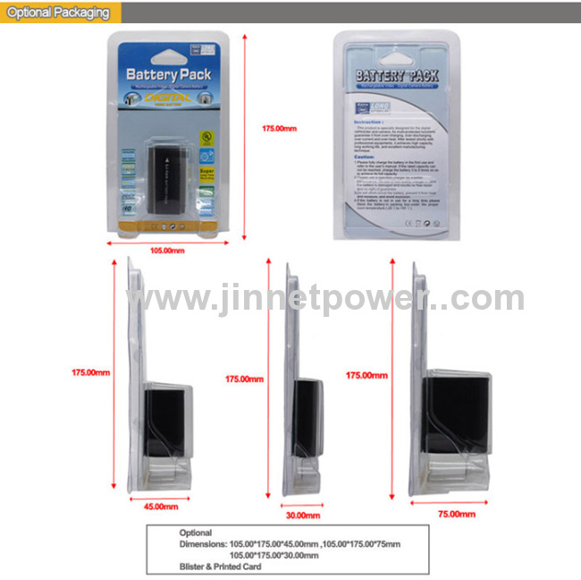 Full decoded NP-F970 NP-F960 digital battery for Sony camcorder and video light