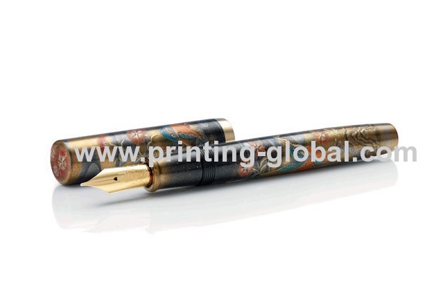 Thermal transfer film for metal products/fountain pen