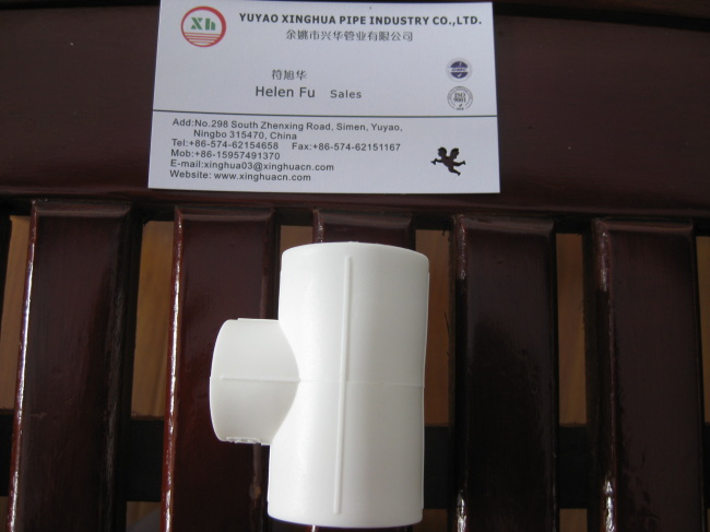 PPR plumbing material PPR Equal Tee from China