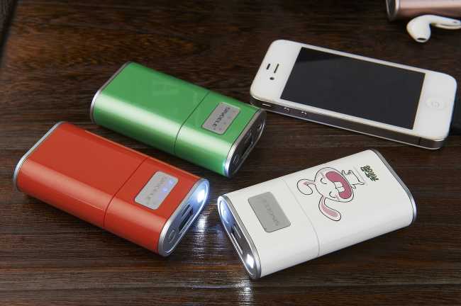 colorful battery charger for samsung/iphone