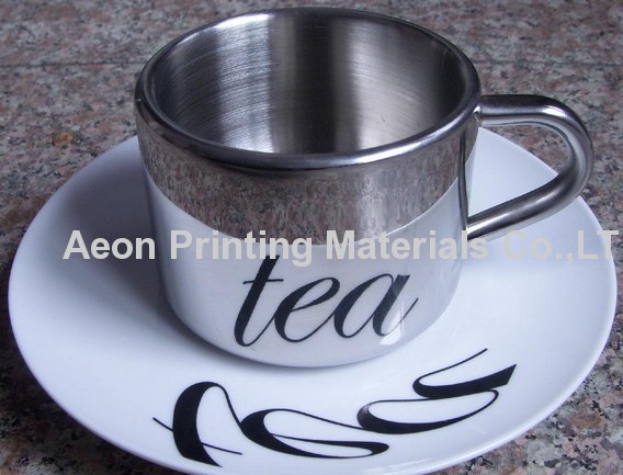 Thermal transfer tape for metal cup