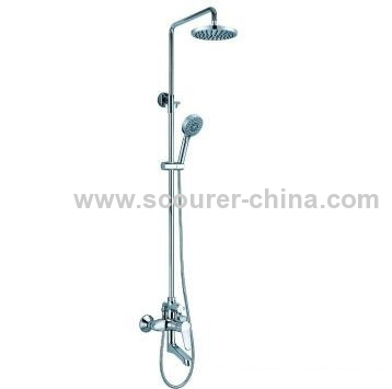 Hot sell ! Wall Mounted Exposed Shower Faucet with Shower Kit