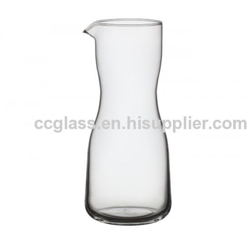 Elegant Hand Made Glass Carafe