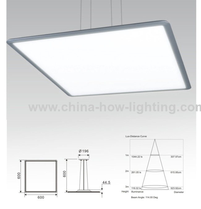 Aluminium LED panel light 600 600 40W SMD3528