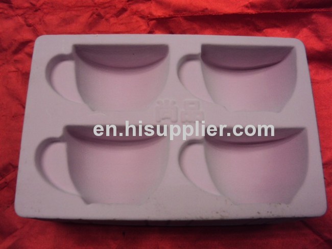 New design high quality PVC/PET/PP/PS material plastic flocking blister tray