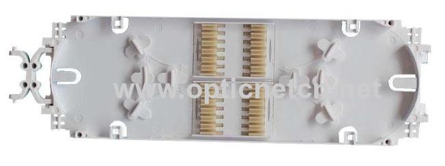 12 or 24 fiber optical splice tray