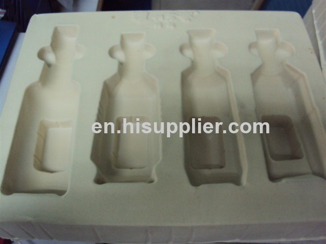 Hot sale cheap wholesale PS/PVC/PET flocking plastic tray for cosmetic packing