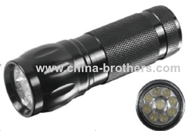 9 Led Aluminum mini torch 8037