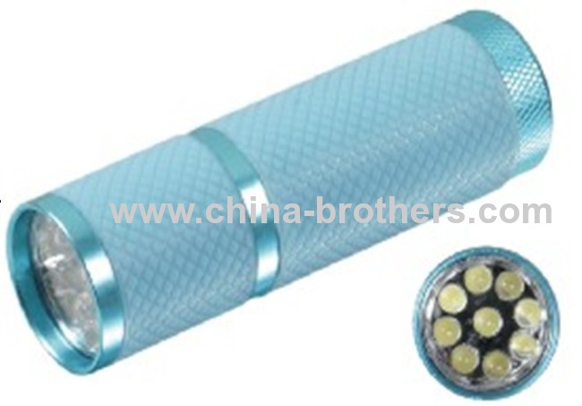 9 Led Aluminum mini torch 8052